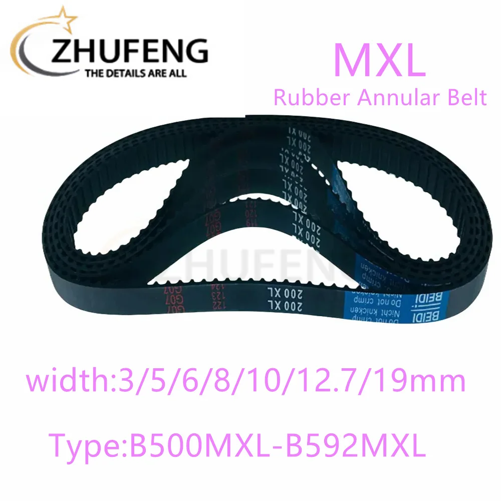 MXL High torqueTiming BeltBelt B500B504B505B508B550B556B557B570B580B583B588B592  Width 3/5/6/8mmto19mm For 3D Printer Drive Belt