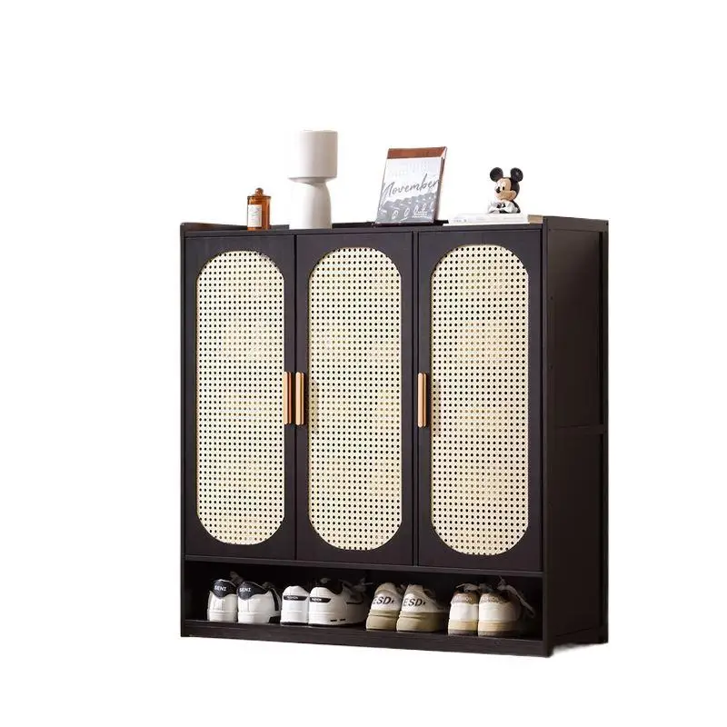 Large-capacity storage shoe cabinet, multi-layer home entrance, new rental building, corridor entry indoor shoe rack