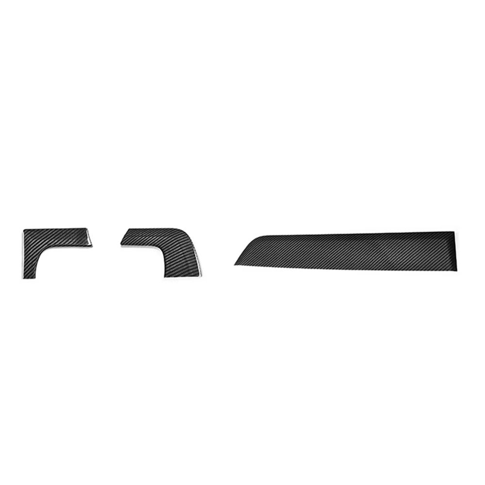Interior Accessories Real Dry Carbon Fiber Center Console Dashboard Panel Cover For Porsche Panamera 971 2017up