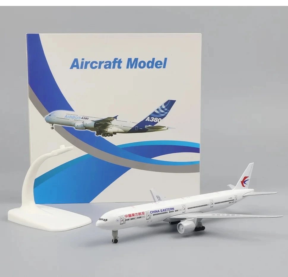 

Metal Scale Aircraft 20cm Air China Eastern Airlines 777 Plane Model Toys for Boy Collected Gift By Aviation with Wheels