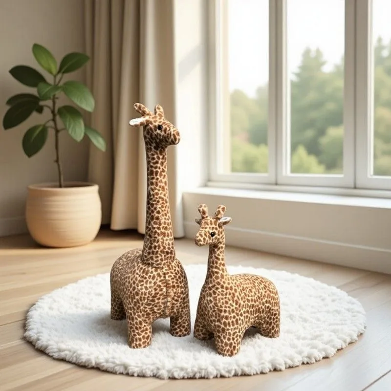 Stool, cartoon animal giraffe stool, living room sofa decorations creative housewarming new home move