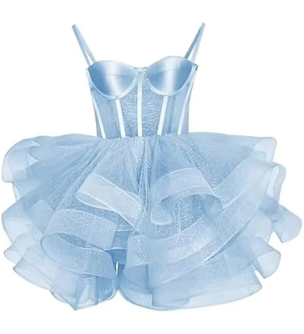 Mini vestido de coquetel com alças de espaguete, regresso a casa, vestido de baile curto, ilusão, adolescentes Ryanth, 2024