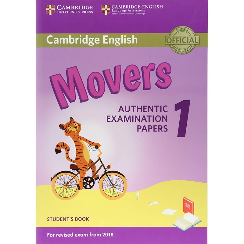 

Cambridge English Movers 1 для пересмотренного экзамена с 2018. Учебная книга. Аутентичная экзаменационная бумага 9781316635902.