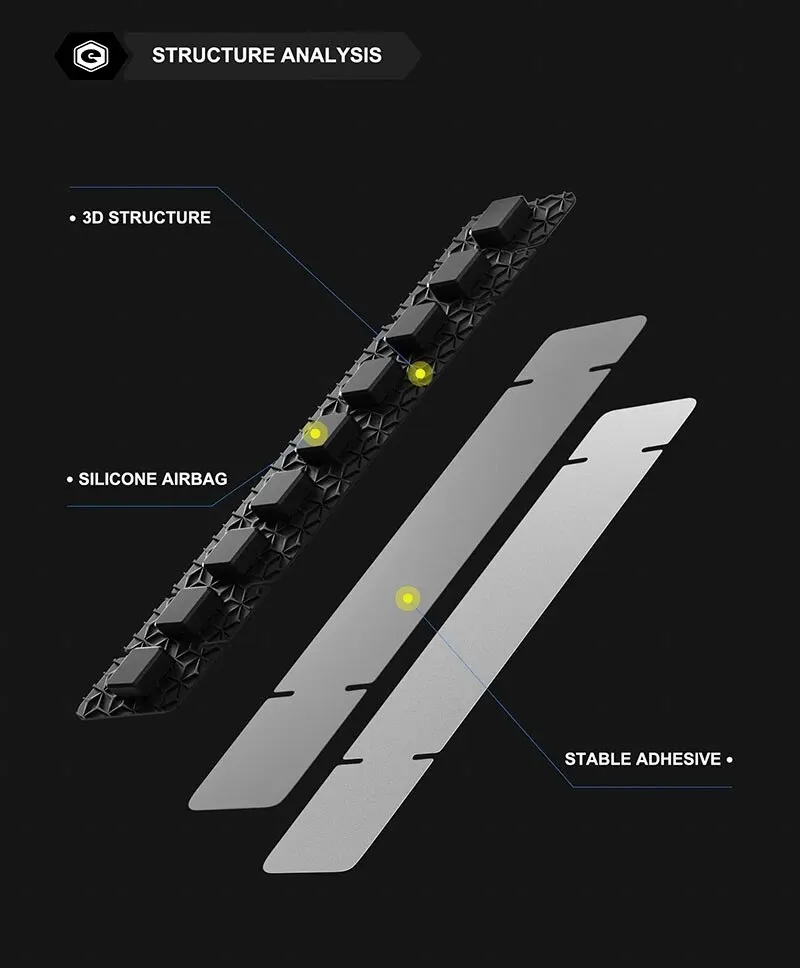 ENLEE 3D MTB Rennrad Silikon Kette Fahrrad Rahmen Wachen Selbstklebende Fahrrad Rahmen Abdeckung Schutz Für Scratch Zubehör – Detail 4