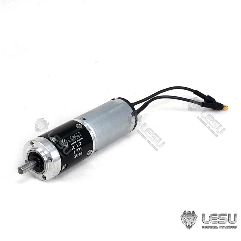 RC 1/14 LESU Planetary Reduction Motor for Tamiya Hydraulic Excavator Loader Dump Truck for VOLVO MAN Trailer Tipper DIY Parts