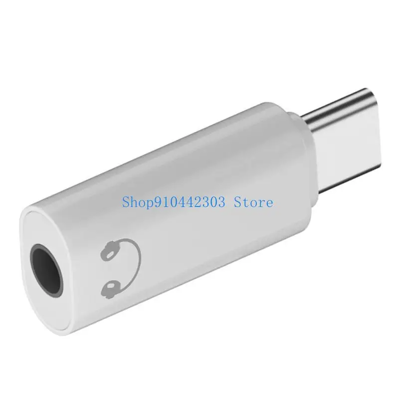 L4MD Facile à utiliser type C à port casque féminin 3,5 mm, avec une puce décodage Connexion fréquence sonore le