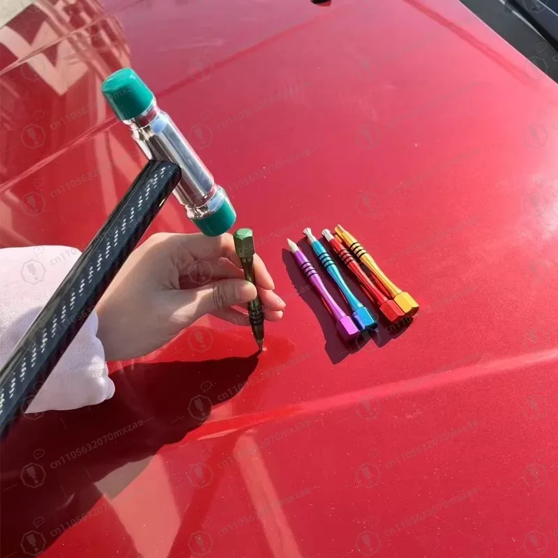 5 قطع من أدوات إزالة دنت السيارة من سبائك الألومنيوم، مزيل أجزاء الجسم، ملحقات مقاومة للاهتراء ومقاومة للضياع #2