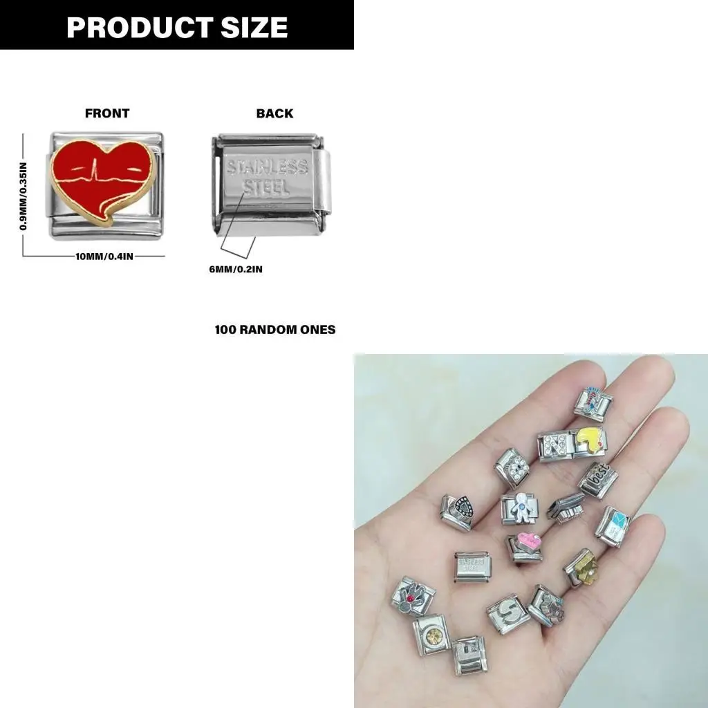 

Italian Stainless Steel Modular Links Fashionable Bracelet Component