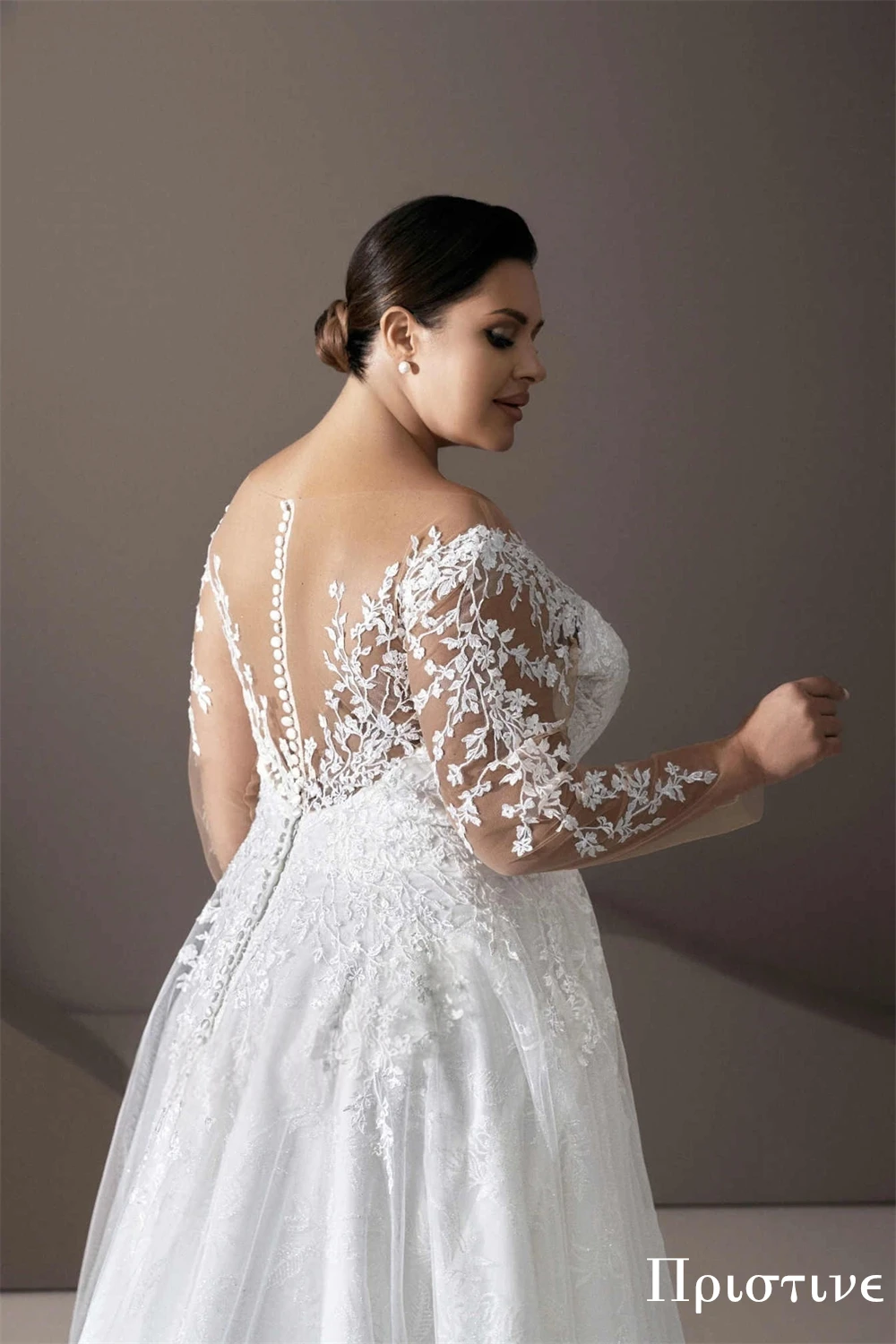 Vestido de novia exquisito de Organza blanca elegante de talla grande personalizado vestidos de novia apliques de lujo fiesta nupcial de alta calidad