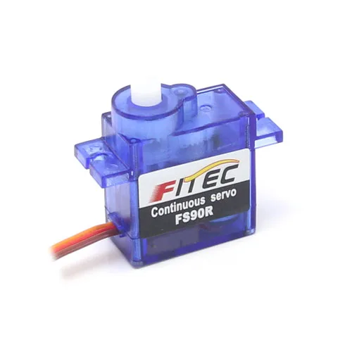 Feetech 1.3kg servo analógico contínuo fs90r rotação contínua de 360 graus 9g servo para peças de controle de rádio rc karbonite Hs-65