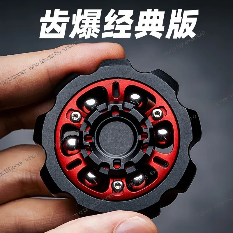 

Гироскоп на кончике пальца EDC, круглая шестибусина, эфирный звук, металлический гироскоп для взрослых и детей, декомпрессионная черная технологичная игрушка