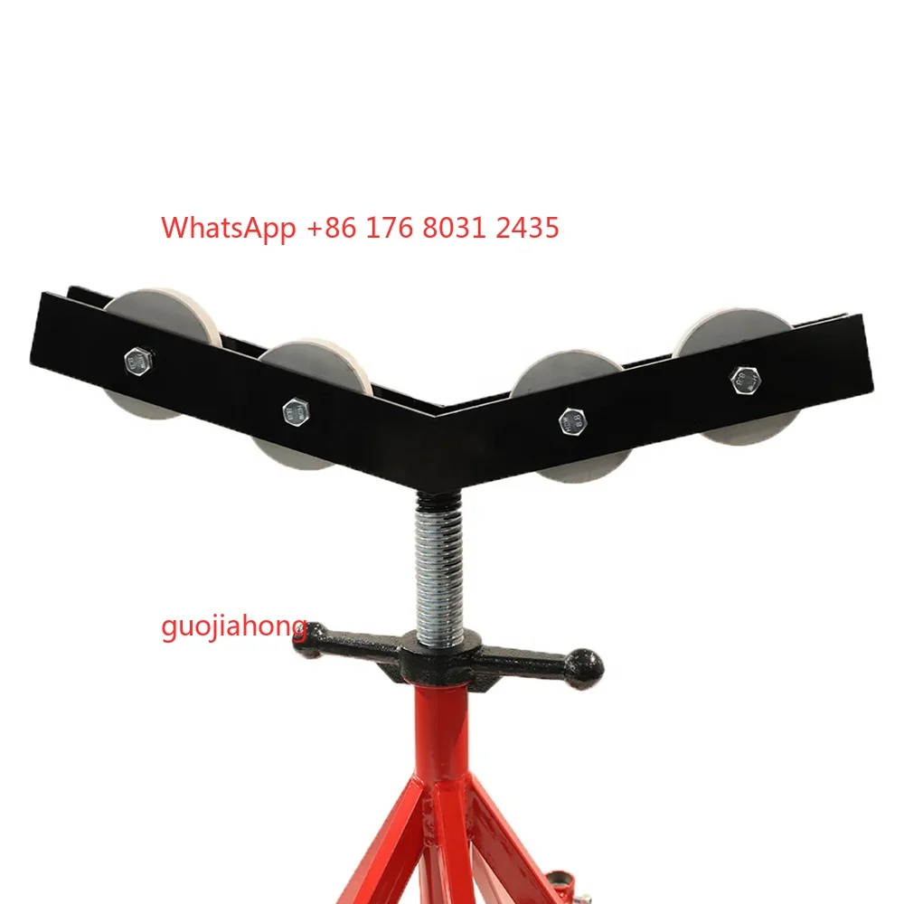 

wholesale H406 Five-wheel Bracket Movable Pipe Holding Stands Supporting Tube Size Max 40" Loading Weight Max 2300kg