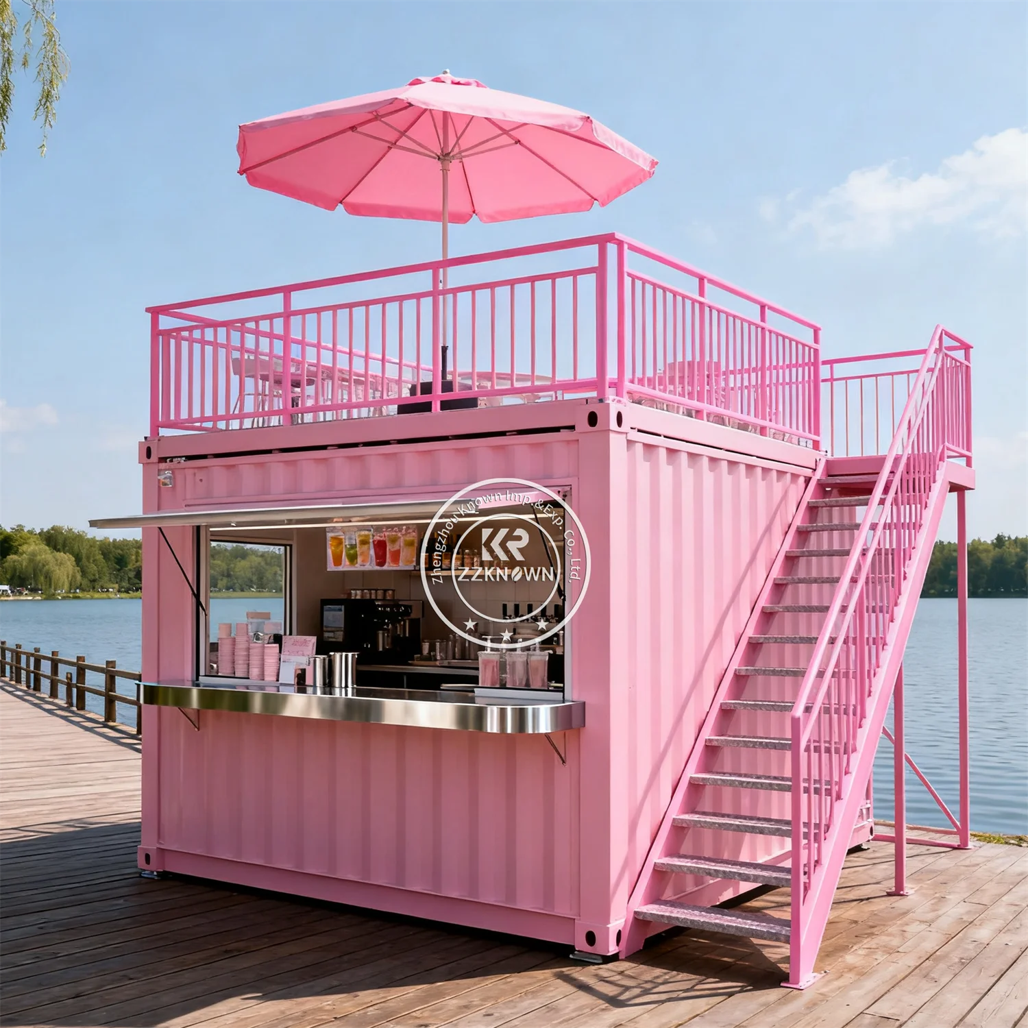 

Prefabricated House Container Restaurant Foldable House Container Bar Log Cabin Modular Luxury Container Cafe Kiosk For Sale