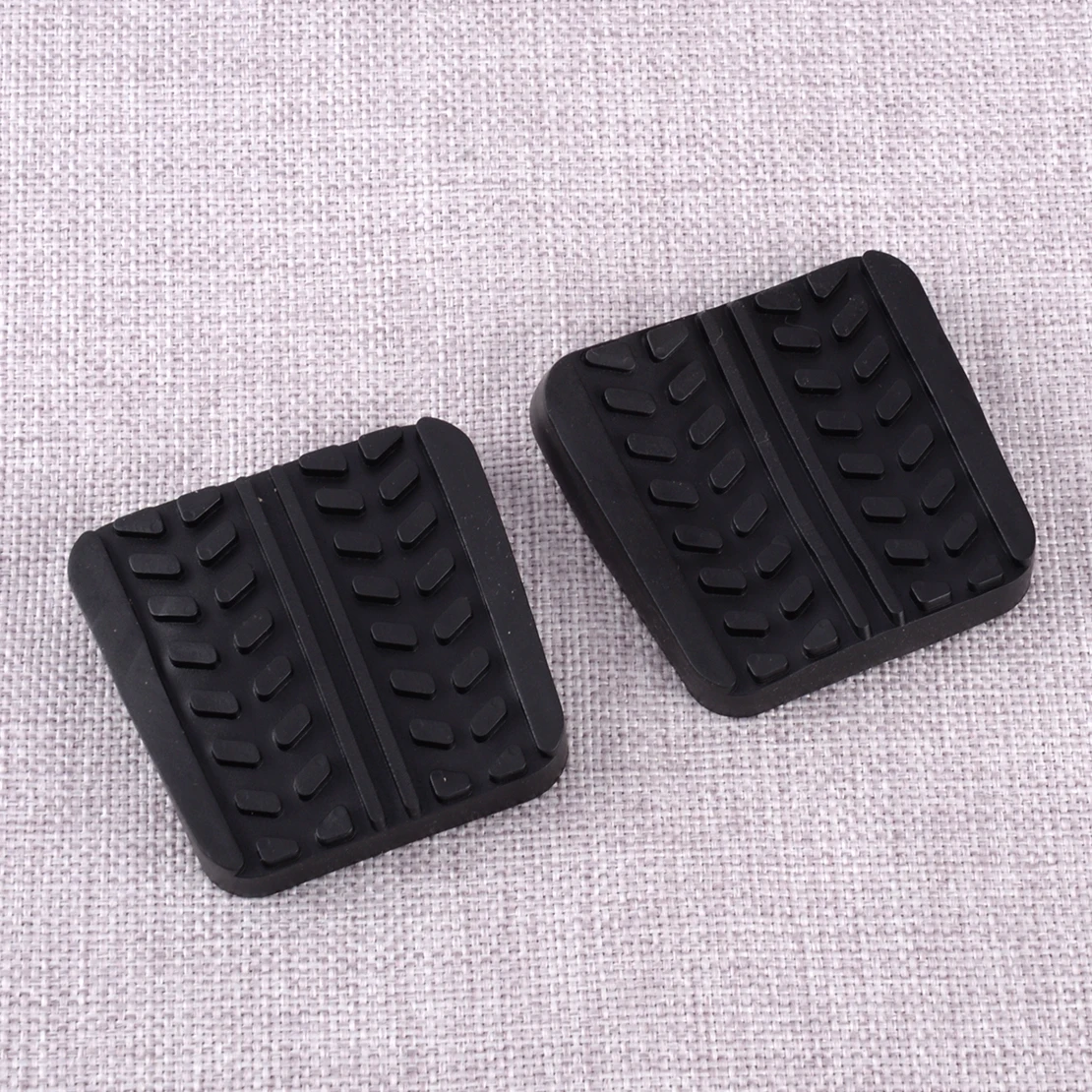 2 stks Zwart Rubber Auto Rem Koppeling Pedaal Pads Cover S 08343028   Fit voor Mazda Truck B2000 B2200 B2600 323 626 MPV MX-3 Protege Nieuwe