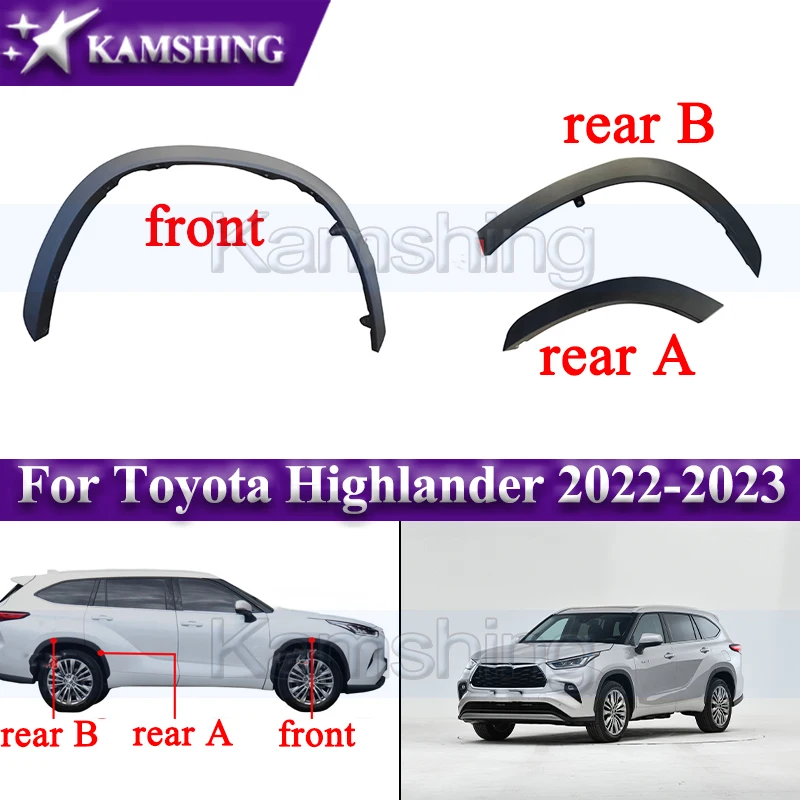 

1 шт., передний или задний бампер для Toyota Highlander 2022-2023