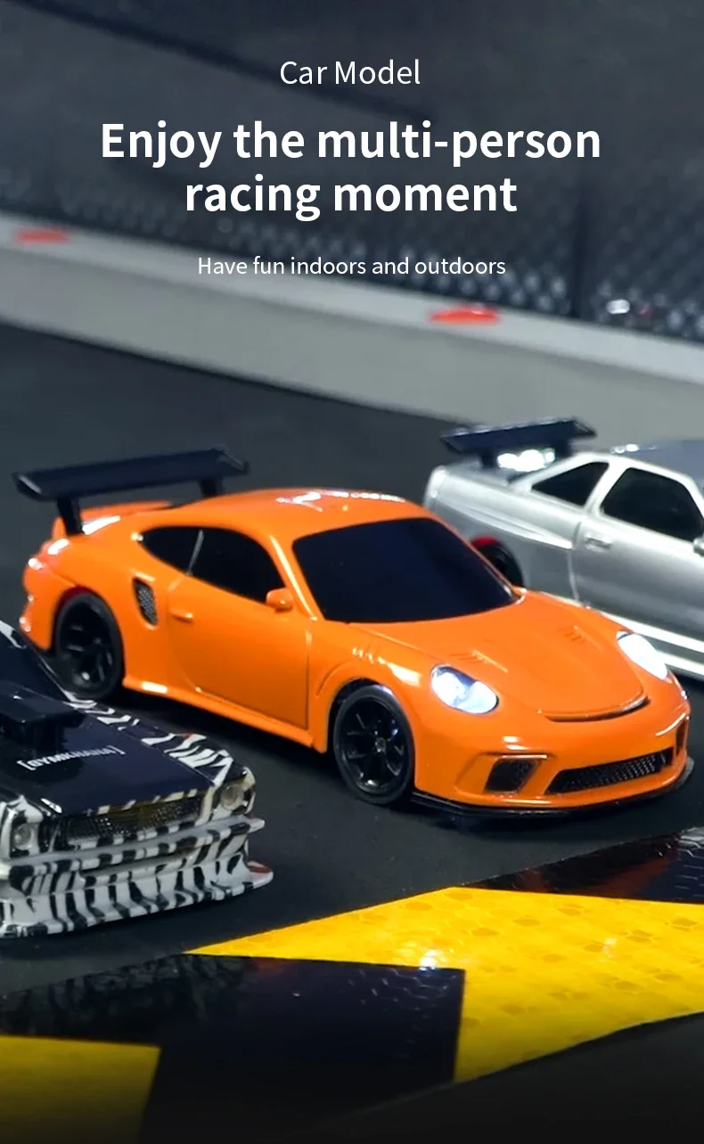 Angebot 1/43 Mini RTR RC Drift Rennwagen Ferngesteuertes Spielzeugauto 4WD Reifen Funkgesteuertes Rennfahrzeug Modell Geschenke für Jungen – Detail 11