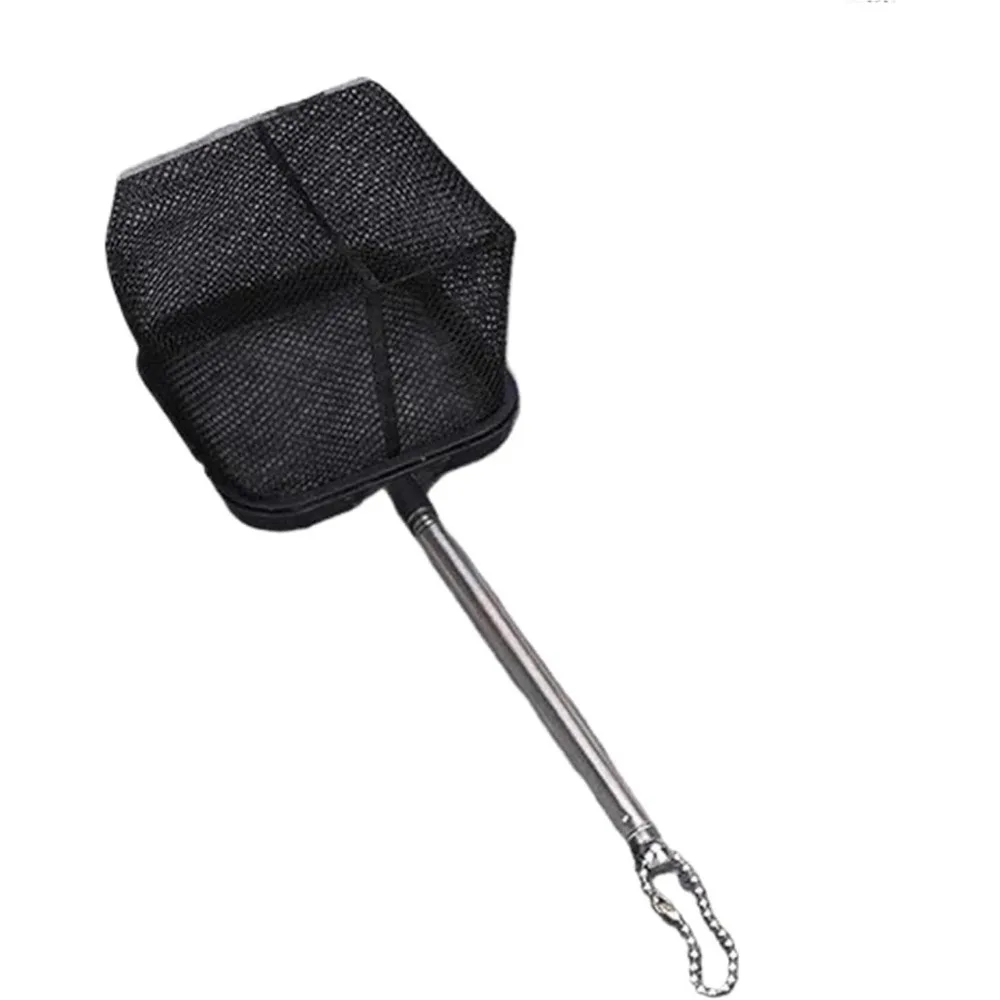 

Выдвижная квадратная сетка для аквариума из нержавеющей стали - складной инструмент для очистки аквариума и креветок для обслуживания аквариума