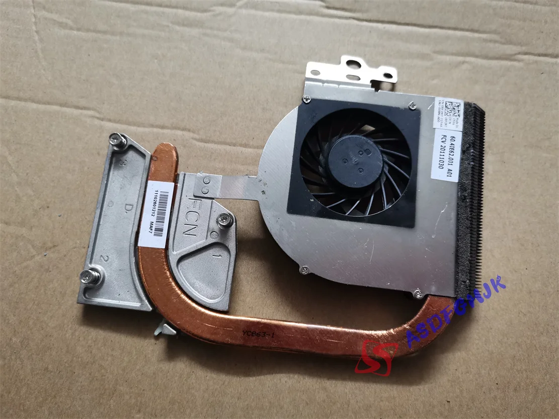 Ventilador disipador de calor original para dell inspiron 15r n5110 0rf2m7 60.4ie60.001 rf2m7, completamente probado