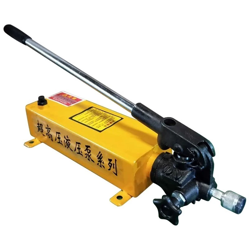 

Ручная гидравлическая насосная станция Портативный масляный насос одностороннего действия сверхвысокого давления SYB-2 Ручной насос