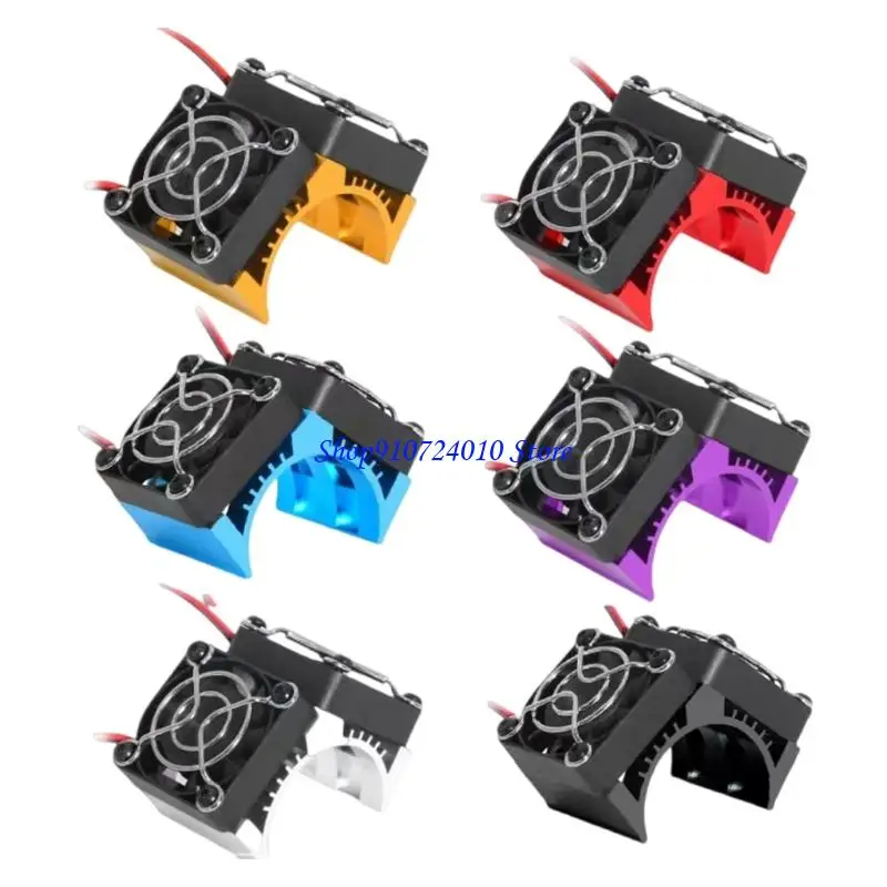 

77HD High Efficiency Double Fan Cooling System For 1/8 Remote Control Car Toy Motor