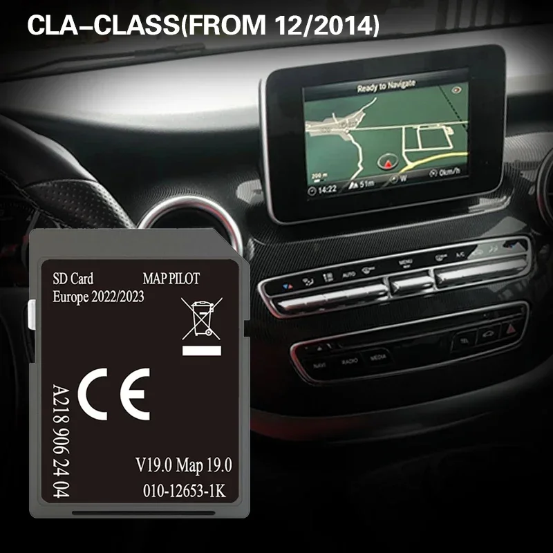 

Совместимость с GPS-картой CLA-CLASS (FROM 12/2014) Sat NAV Navigation 32 ГБ