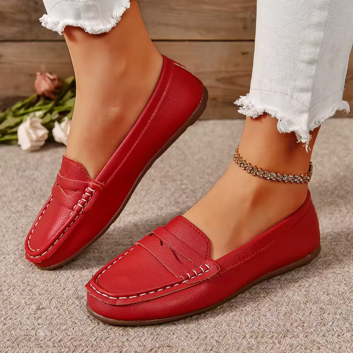 Women Flats Shoes Comfortable Lightweight Fashion Hot Loafers Spring and Autumn Shallow Casual Sneakers Outdoor Shoes for Women Products on AliExpress