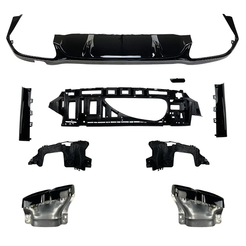 Подходит для E-Class W213 2021 + E260 E63S AMG объемная губа, хвост, горло, задняя губа, модификация спойлера