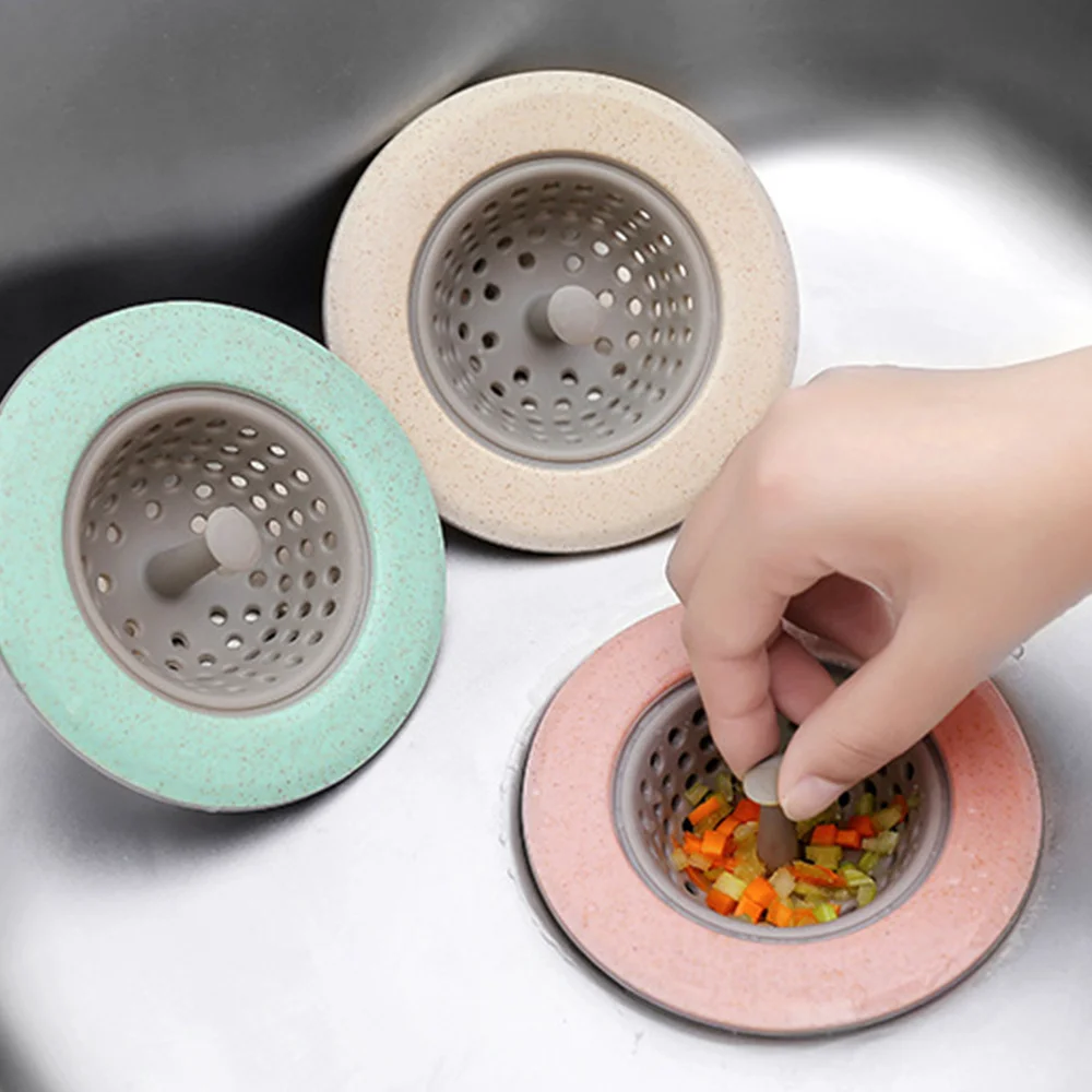 

Kitchen Filter Plug Shower Hair Stopper Bathtub Outfall Strainer Sewer Bathroom Floor Drain Cover Basin home Accessories bath