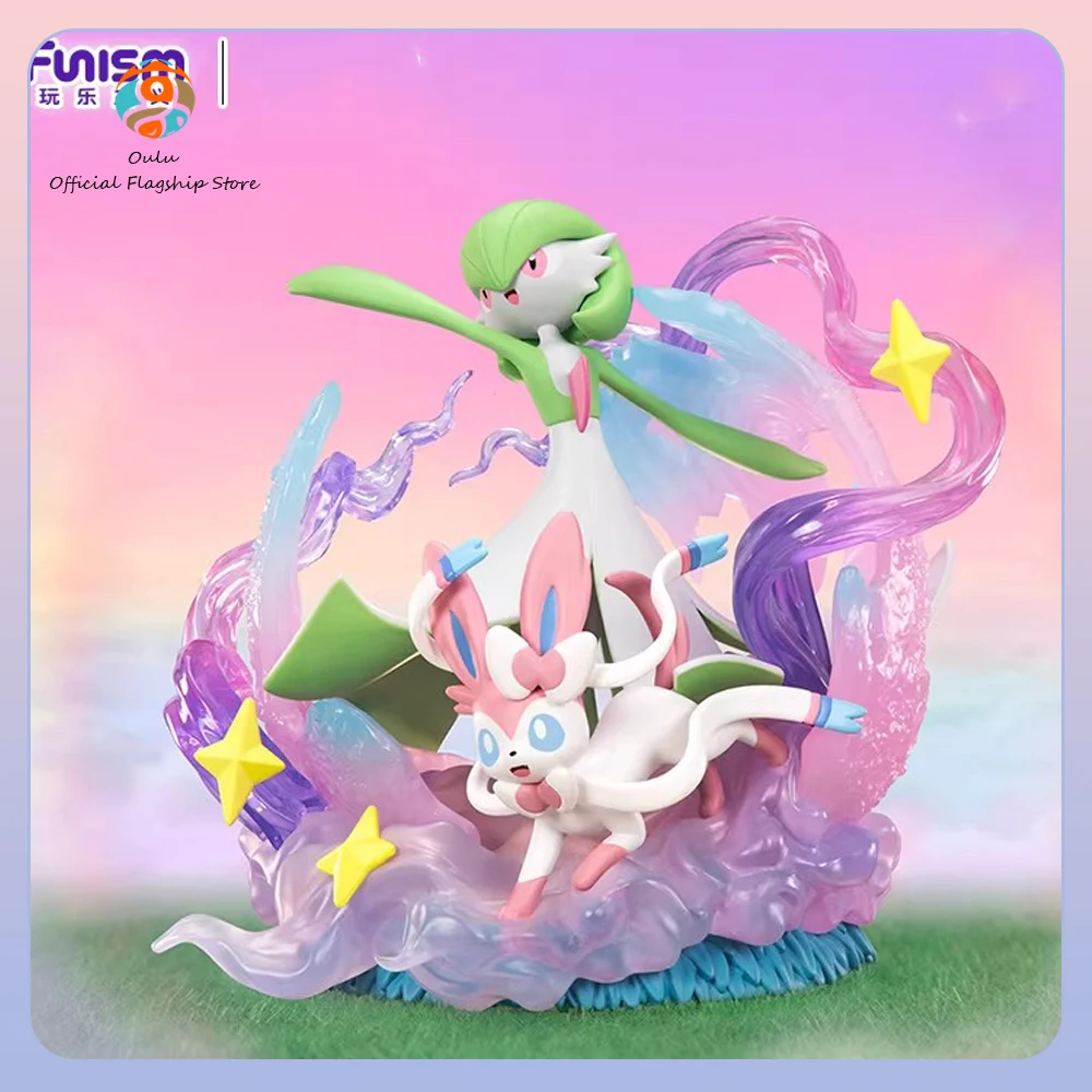 

New Genuine Gardevoir Collectible Figure Funism Gardevoir Sitting Pose Doll Eevee Decoration Gift Toy Pikachu Anime Figures
