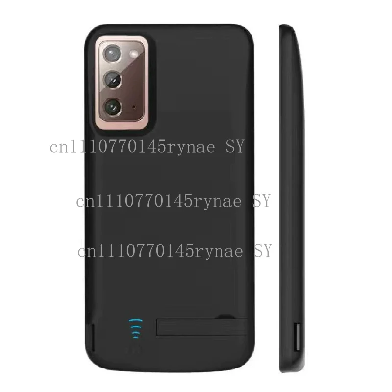 

Чехол-зарядное устройство на 10000 мАч/20000 мАч для Samsung Galaxy Note20, тонкий, ударопрочный, силиконовый, с функцией Power Bank
