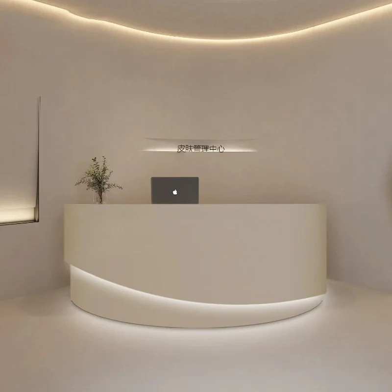 Simple Parental Advisory Reception Desk Hotel Checkout Front Service Information Reception Desk Cabinet
