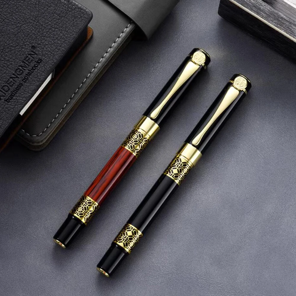 

Metal Wood Grain Fountain Pen School Supplies Pens Student for Ballpoint Pen Stationery Supplies Fountain Pen High Quality