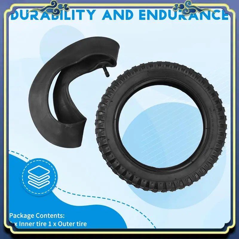 AU16-دراجة نارية 12 1/2X2.75 الإطارات الداخلية + الإطار الخارجي ل 47Cc 49Cc الترابية دراجة الطرق غير الممهدة دراجة نارية