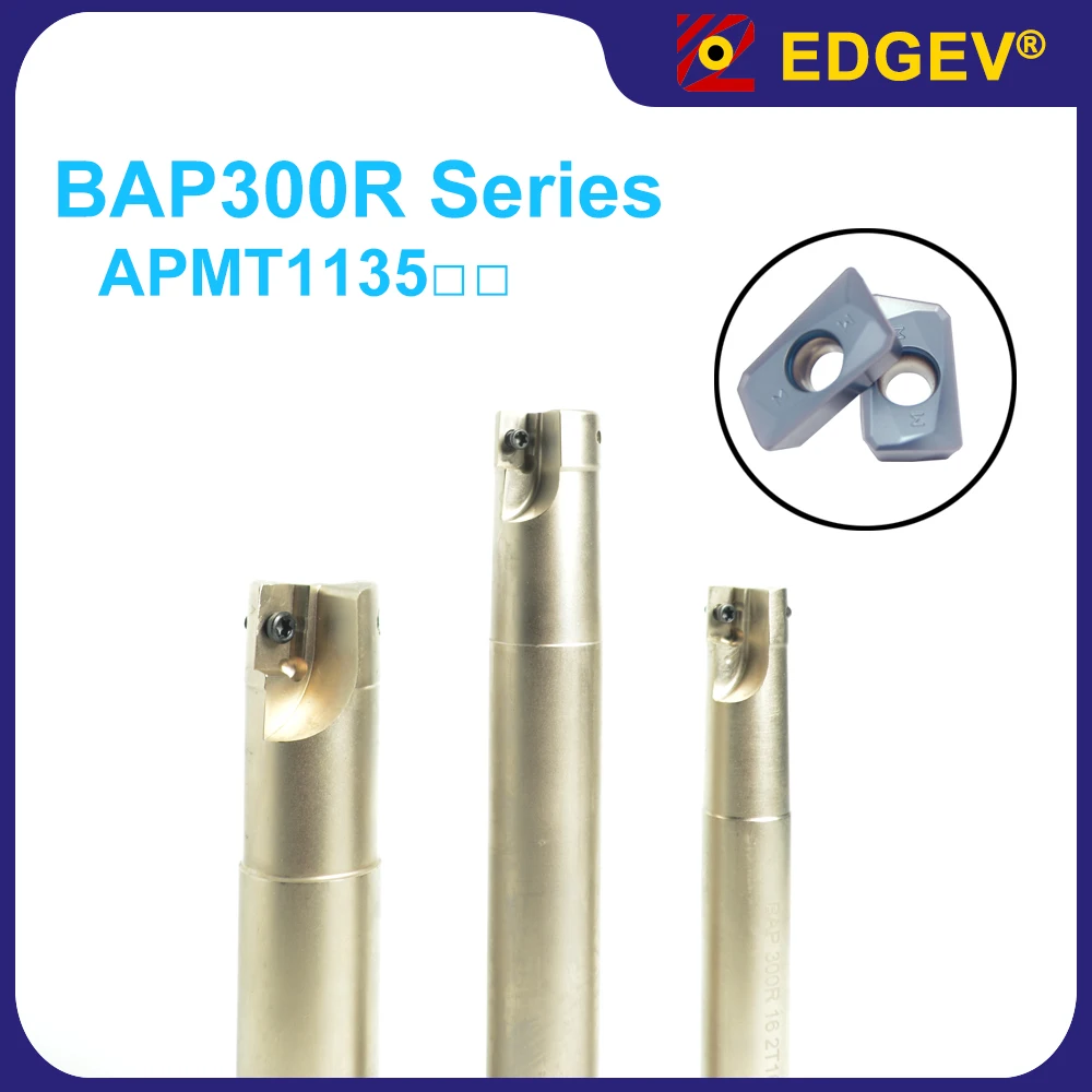 

EDGEV BAP300R EAP300R Milling Cutter For Metal,APKT1135 APMT APMT1135 M2 H2 Carbide Insert Bar,CNC End Mill Plates Tool Holder