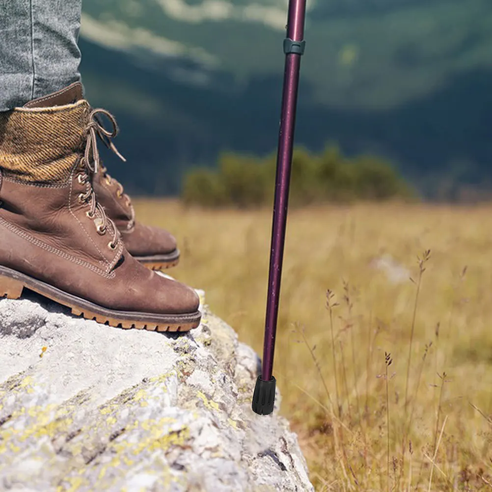 12 قطعة عصا للمشي استبدال نصائح 11 مللي متر الرحلات القطب عدم الانزلاق عصا للمشي قبعات التنزه القطب اكسسوارات عدم الانزلاق قصب نصائح