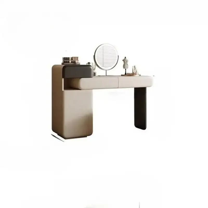 

Modern White Europa Makeup Vanity Desk Glossy Black Vanity Table Dest Storage Space Saving Pentiadeira Furnitures For Bedroom