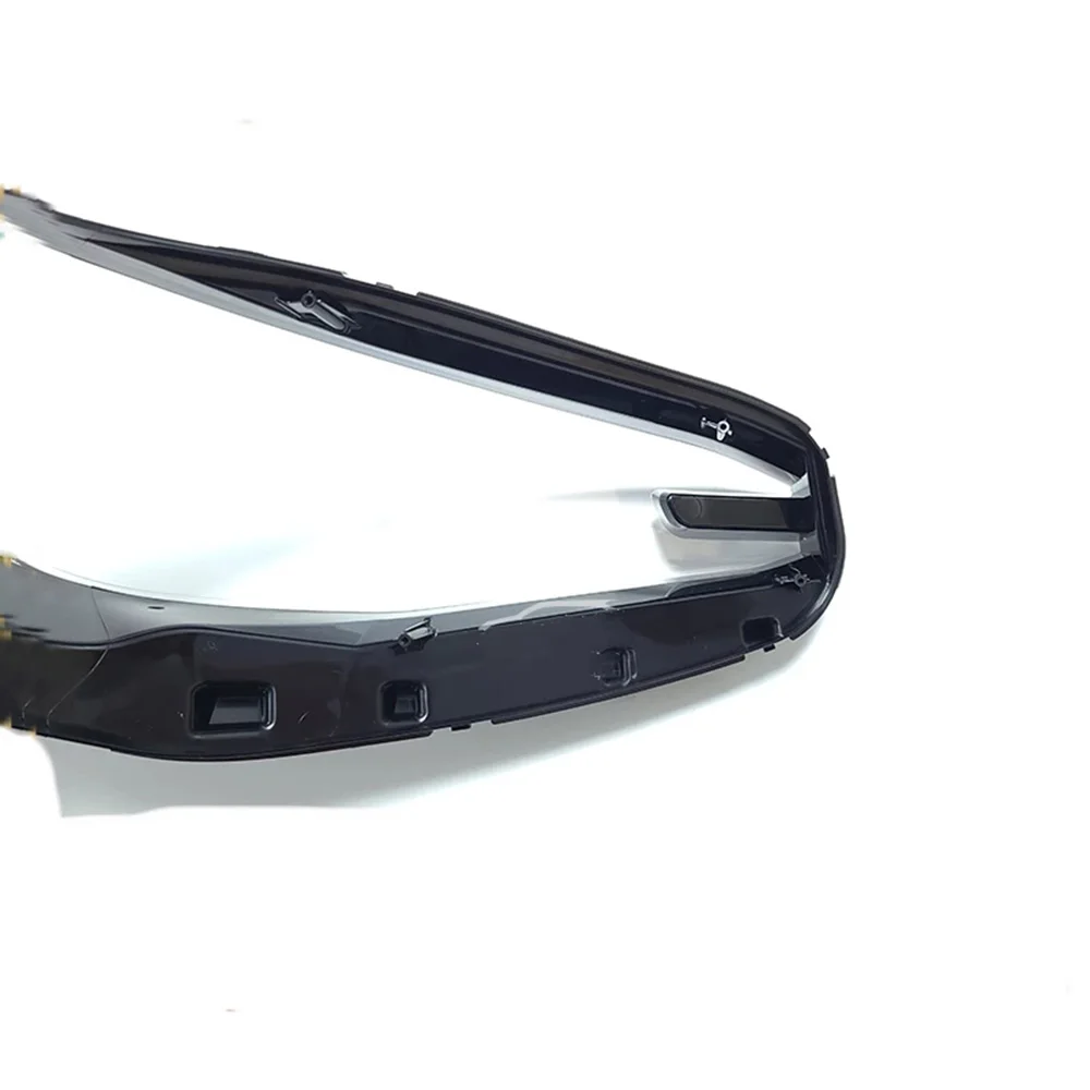 ل Volkswagen VW ID.4 X 2021 2022 غطاء المصباح الأمامي شفاف عاكس الضوء قذيفة شبكي استبدال العدسة الأصلية #4