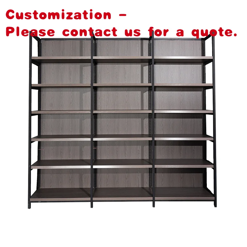 

custom.Factory Direct Supermarket Store Single Side Snack Milk Powder Wooden Display Rack Shelf