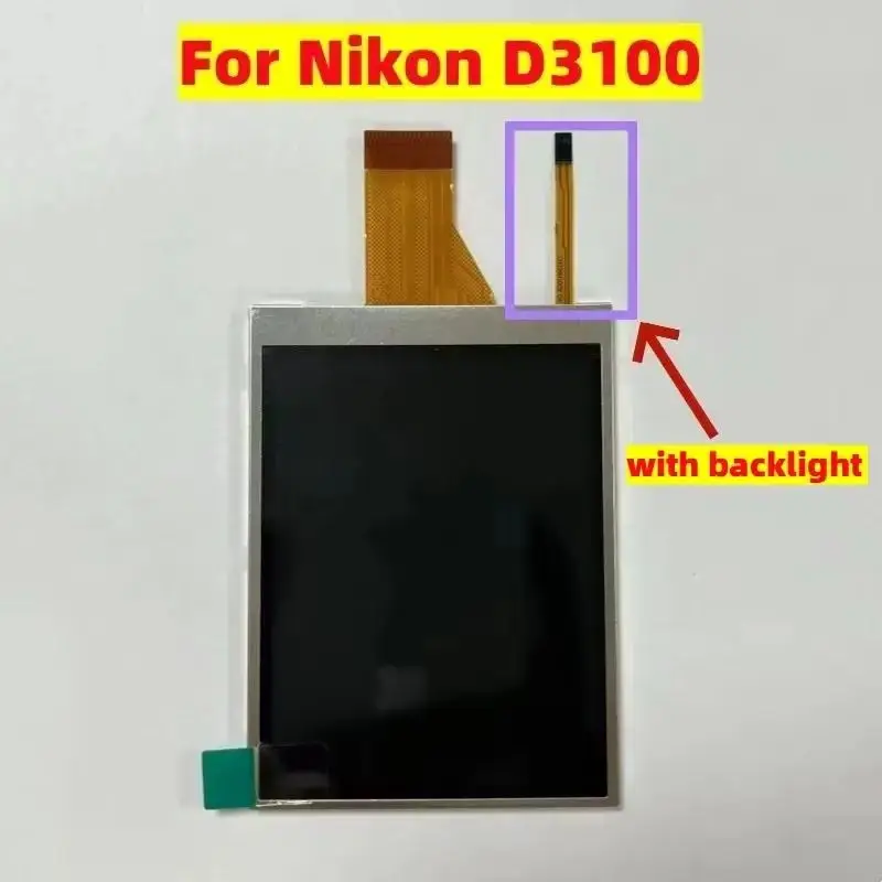

Новый ЖК-экран с подсветкой для ремонта цифровой камеры Nikon D3100, запасные аксессуары, детали Spair