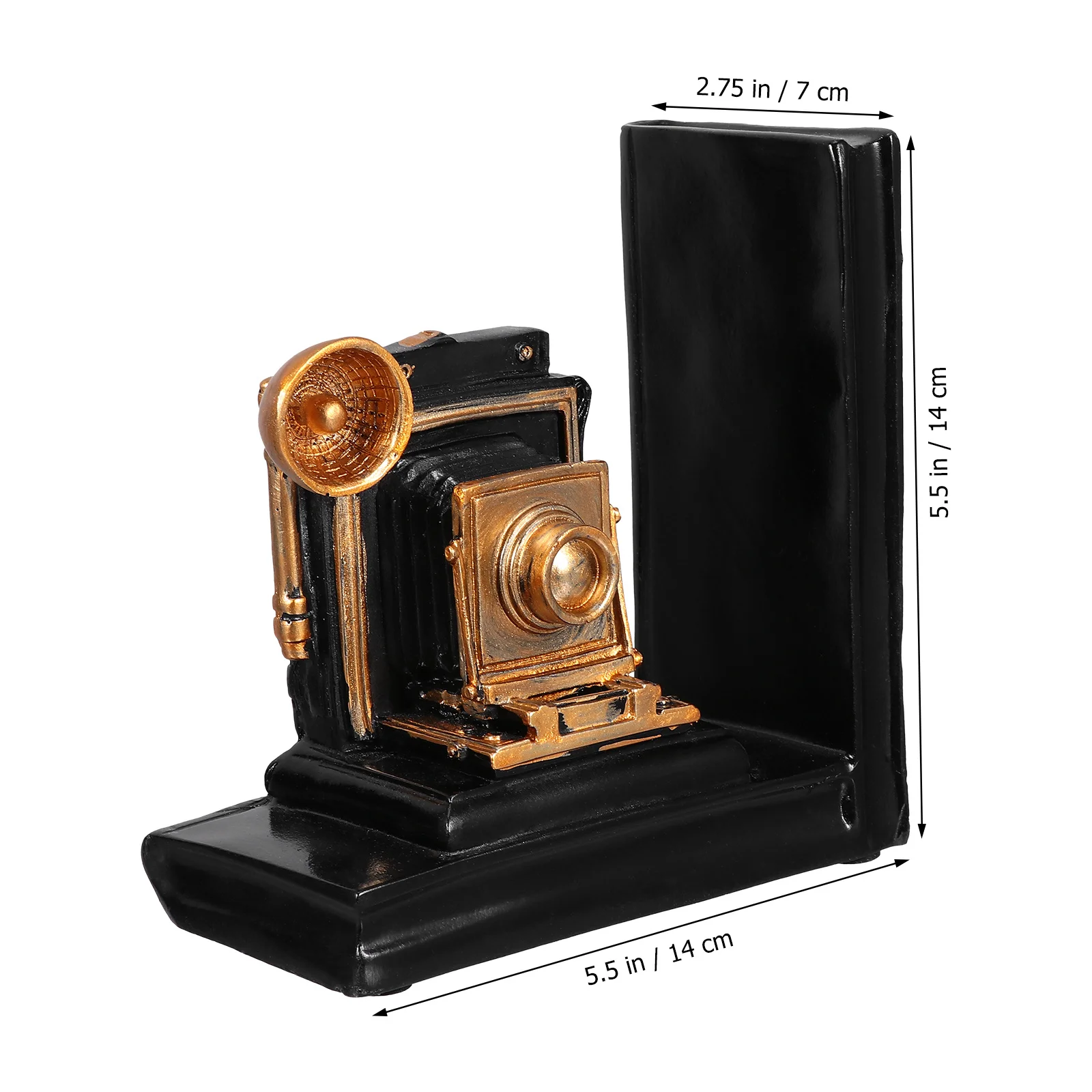 

1Pair Resin Bookends Decorative Creative Shape Vintage European Study Room Tabletop Bookends Resin Decor