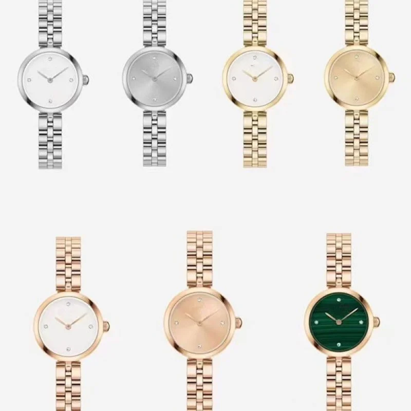 [Can It Be Verified?]Delivery Supported WatchdwCouple Casual Waterproof Quartz Watch Women's Simple Clock New Wrist Watch