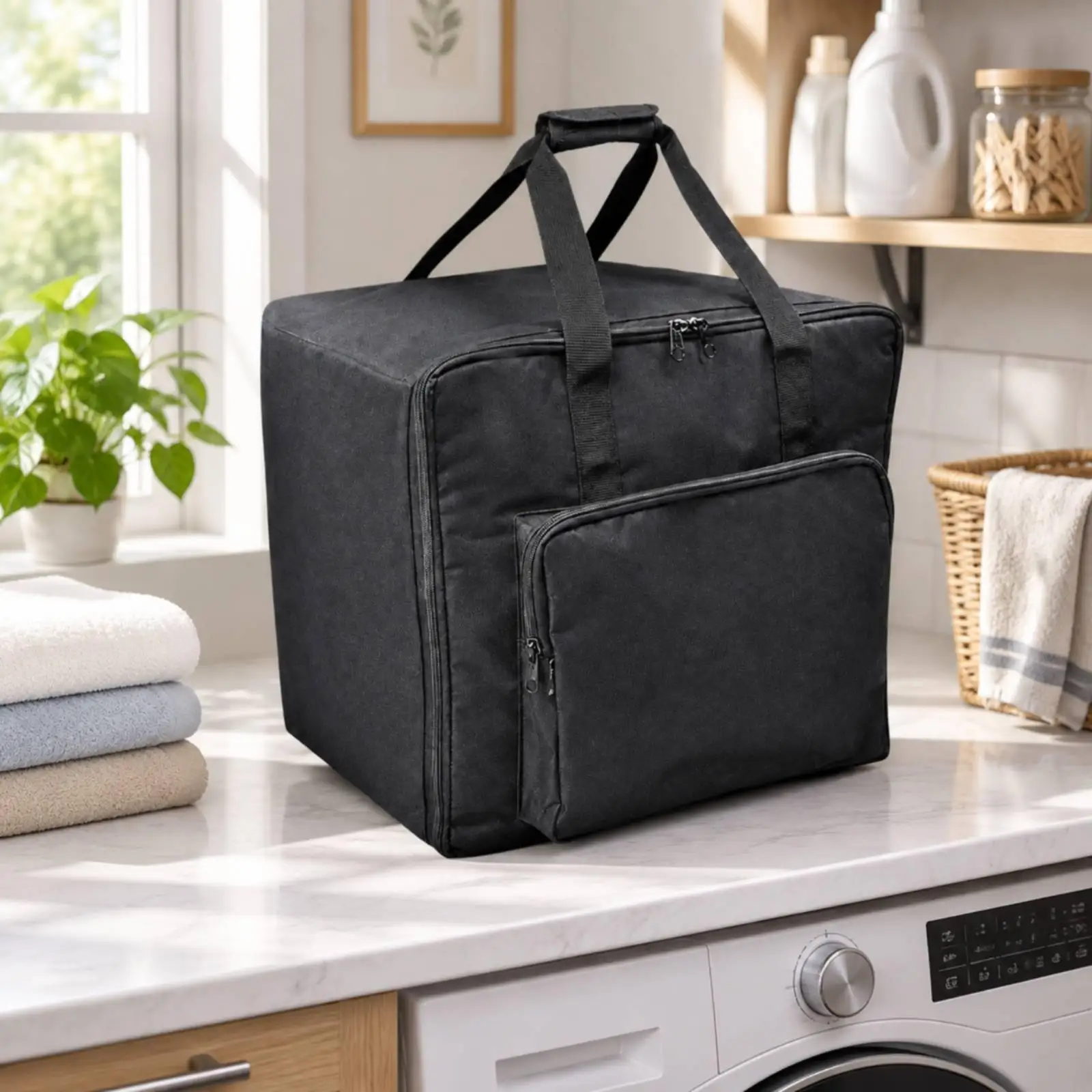 Padded Carrying Case for Portable Washer Small Machine Storage Bag with Extra Pocket
