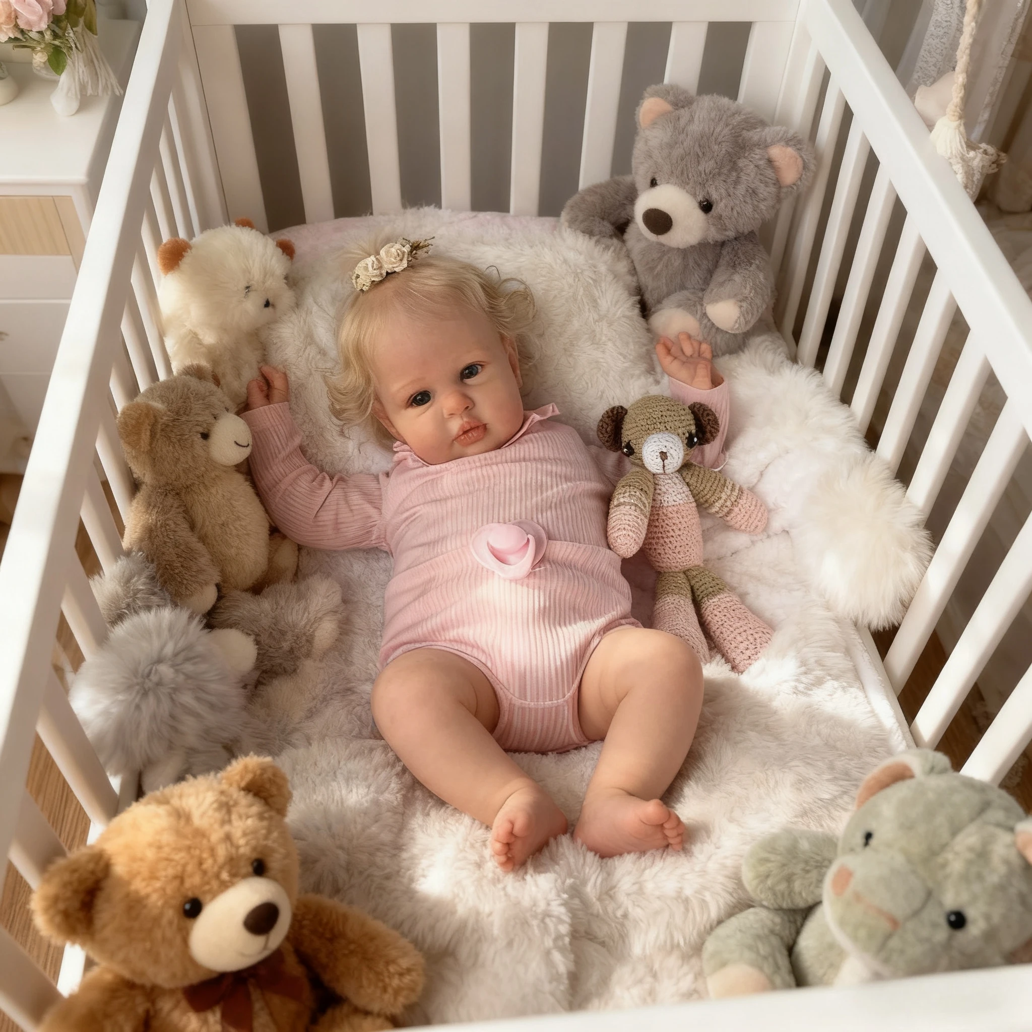 

NPK 24 дюйма принцесса девушка реборн Элли реалистичные мягкие на ощупь 3D кожа высокое качество коллекционные художественные куклы для рождественского подарка