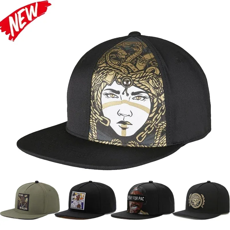 قبعات البيسبول القطنية الفاخرة للرجال Snapback قبعة Snapback تعديل الرياضة في الهواء الطلق قبعات سائقي الشاحنات الموضة ، قبعة فارس فاخرة