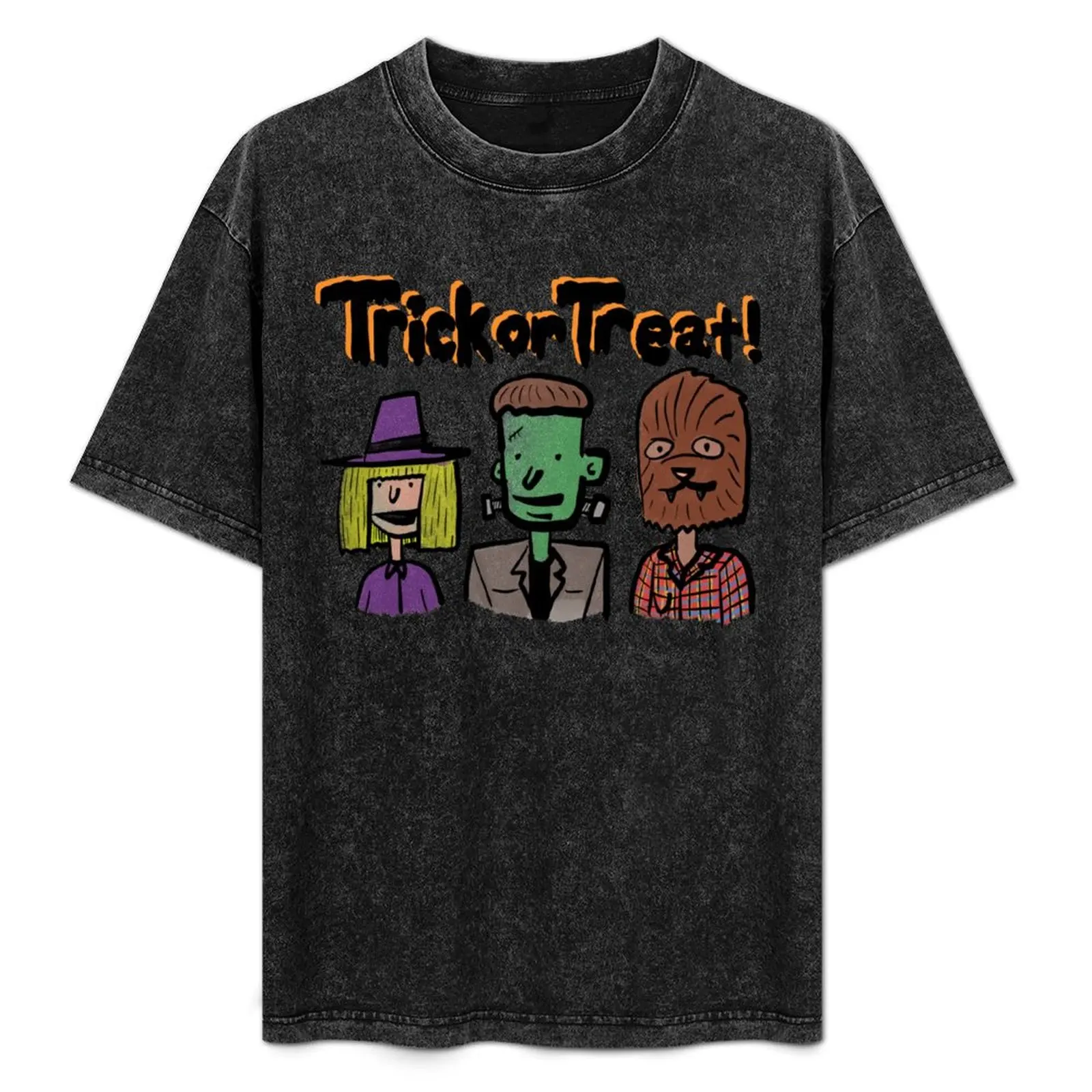 

Trick Or Treat! T-Shirt tops vintage t shirts shirts graphic tee plus size clothes men tshirt