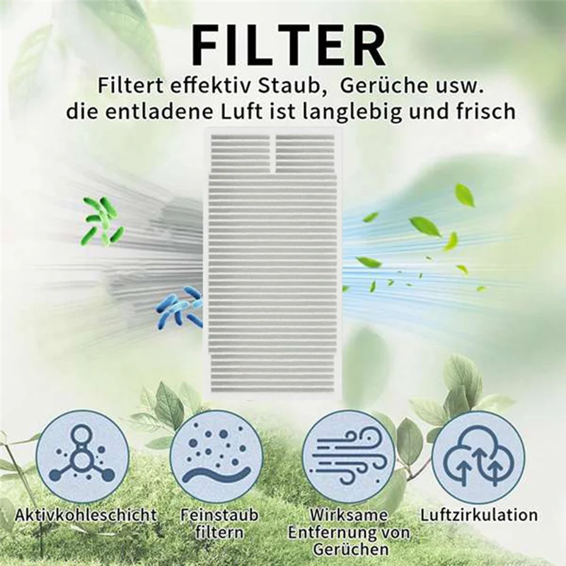 

L56A-10 шт. фильтр для Midea M9/Eureka Nere10s E10S/Obode A8 запасные части аксессуары HEPA-фильтр