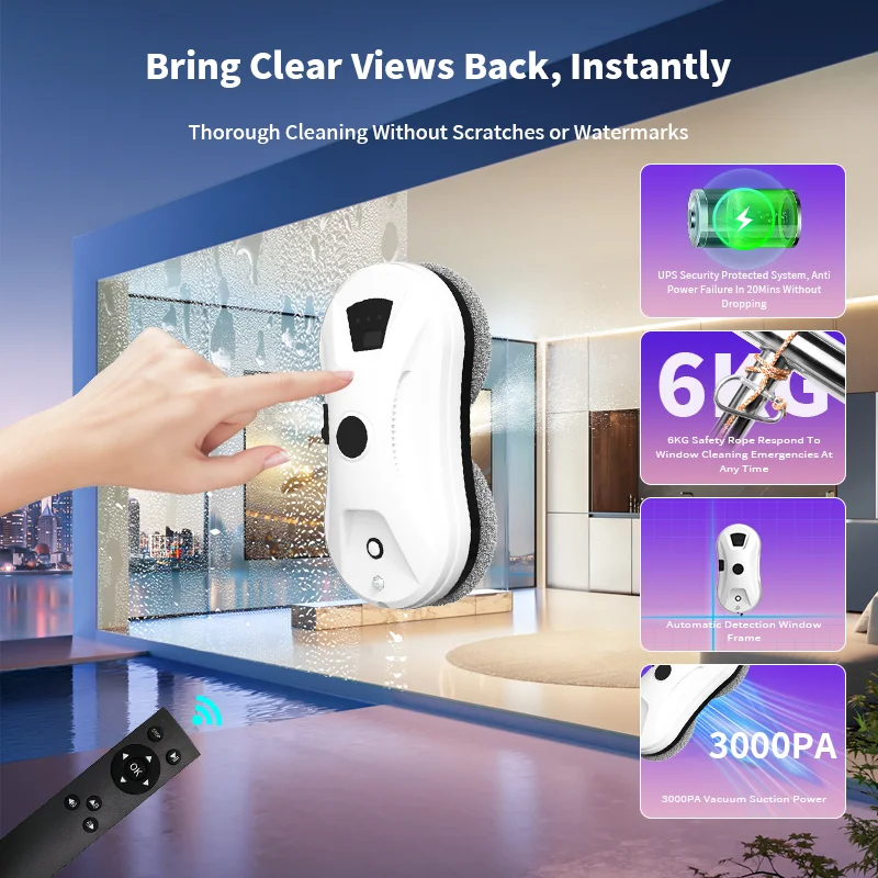 Langou Automatic window cleaning unit