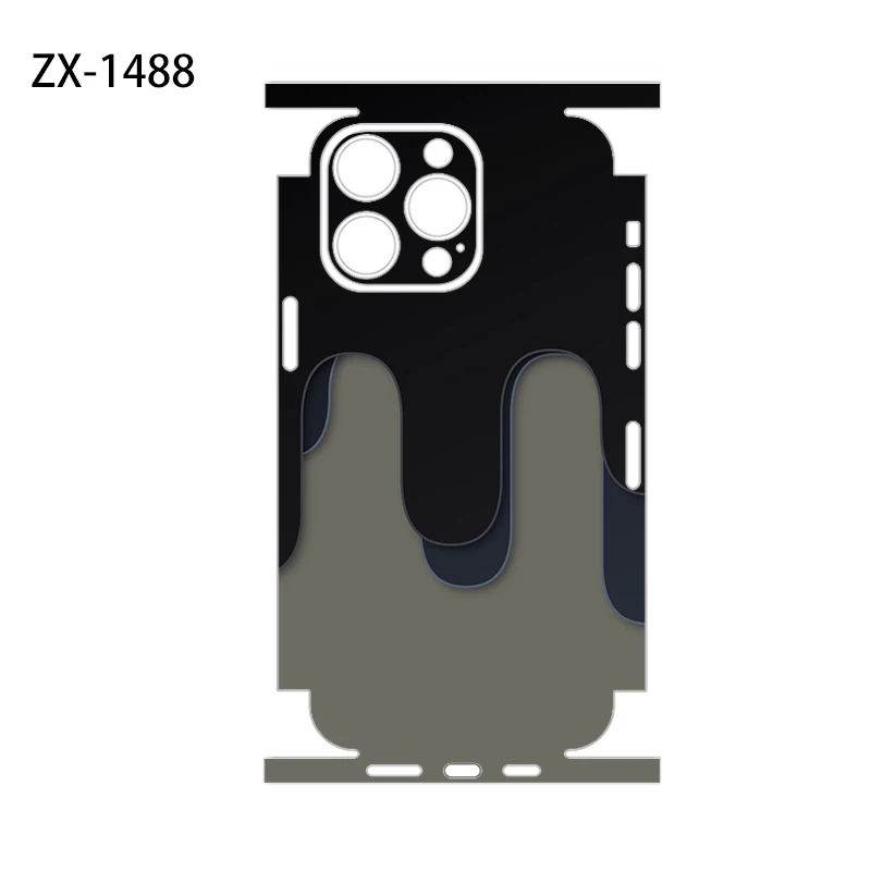 Skin Wrap For iPhone17 16 Pro Max Sticker 15 14 Plus Back Film 13 12 Mini Protective Decal Side Frame Back Protecto