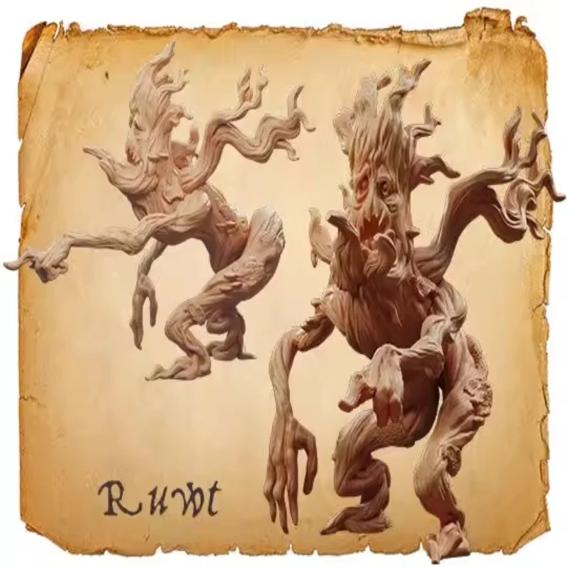 Die Cast Resin Model Assembly Kit, GK, Wyrdwood 3 Digits, Unpainted (including Base)