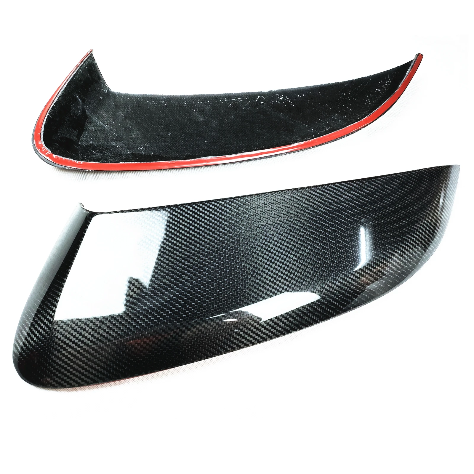 Front Side Air Vent Intake Cover Trim For Porsche 718 Boxster Cayman 2016-2020 Real Carbon Fiber Fender Skirt Splitter Canards